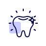 Cosmetic Dentistry Icon in zuf Dental care website home page