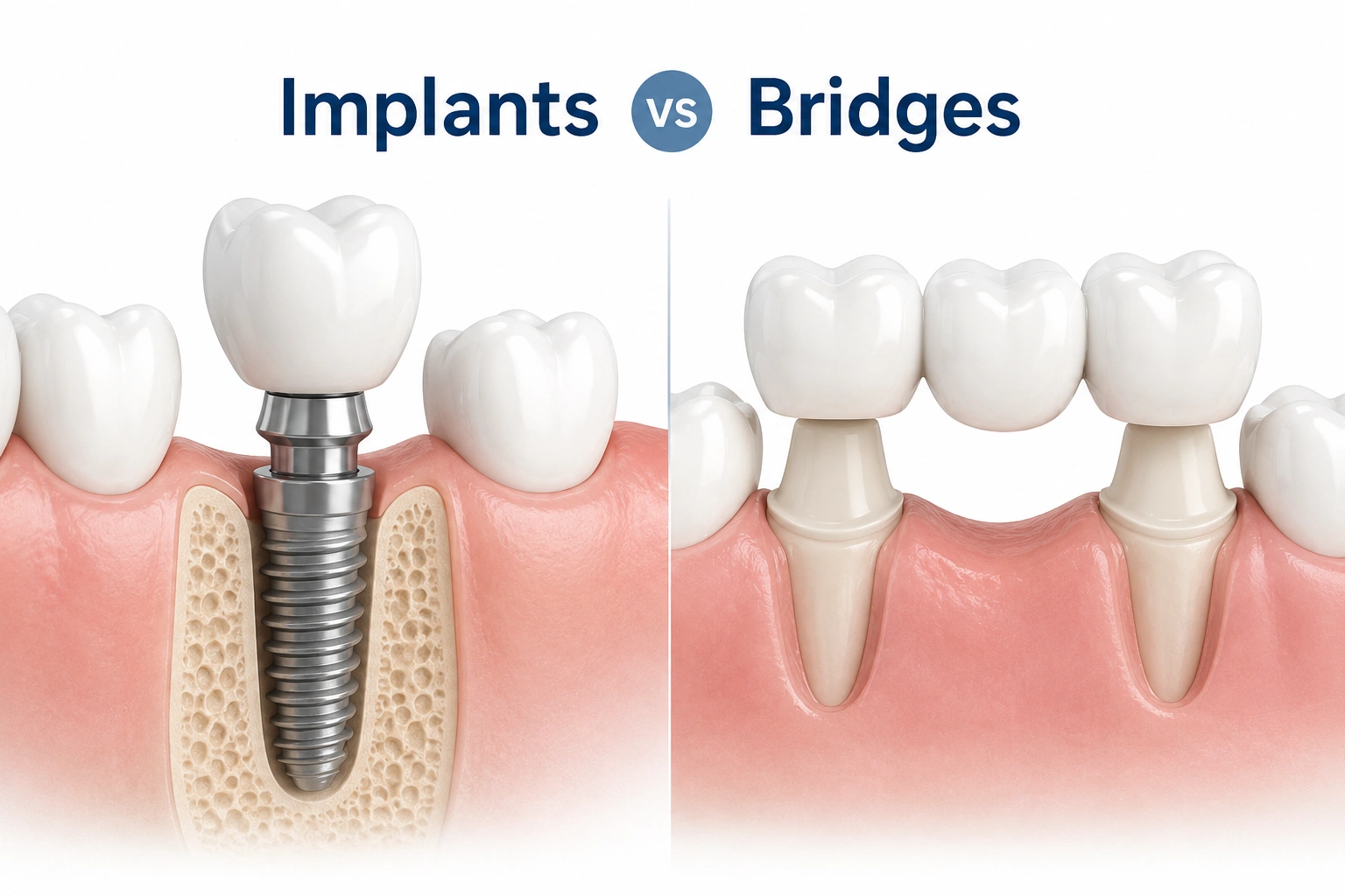 Dental Implants or Bridges?