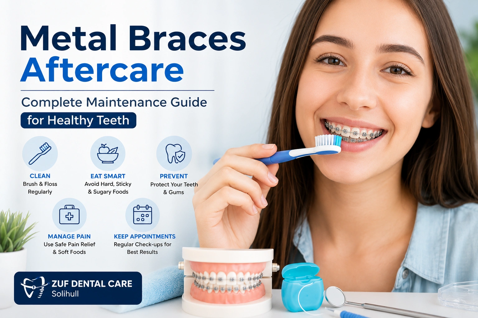 metal braces aftercare